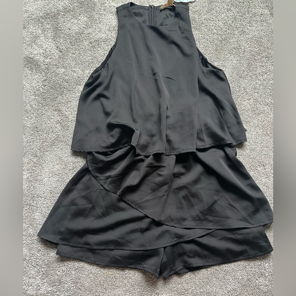 Black Ruffle Romper - Picture 2 of 6